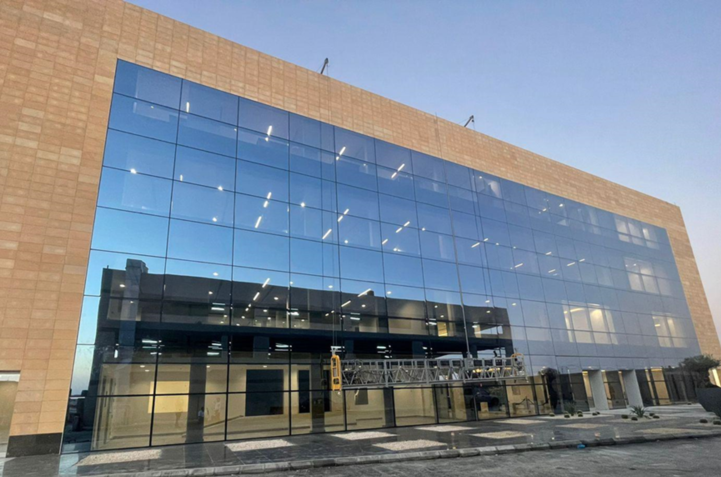 Contemporary architectural façade finishing